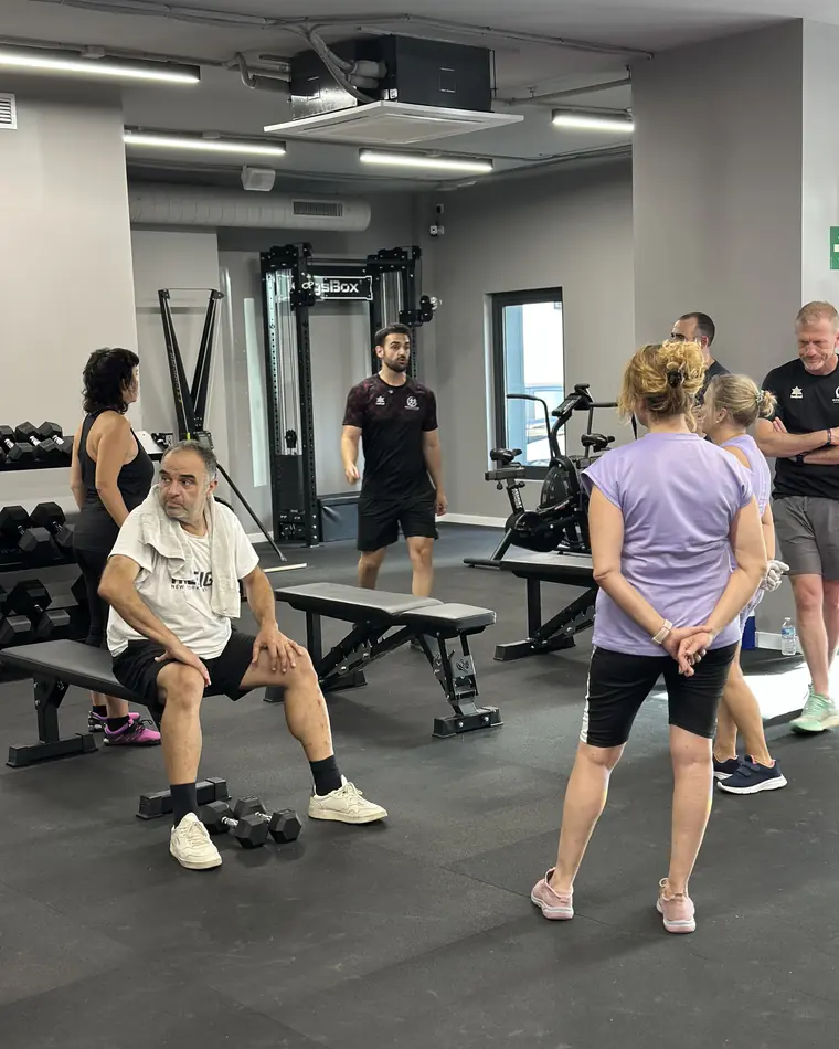 Sesión en el centro Núcleo Fit 360, en la Avenida de Italia de Granada